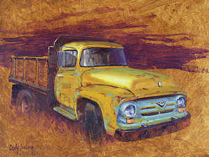 300x225 Dump Trucks Paintings Fine Art America - Dump Truck Painting