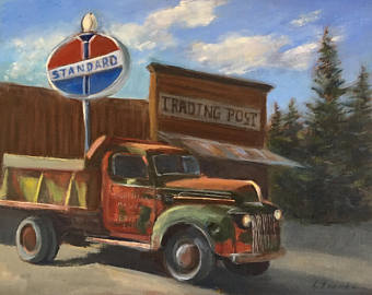 340x270 Dump Painting Etsy - Dump Truck Painting