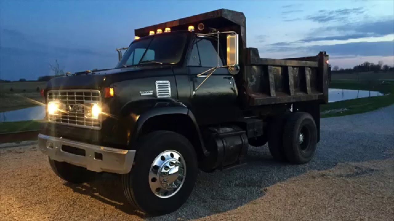 1280x720 Painting The Gmc 9500 Dump Truck - Dump Truck Painting