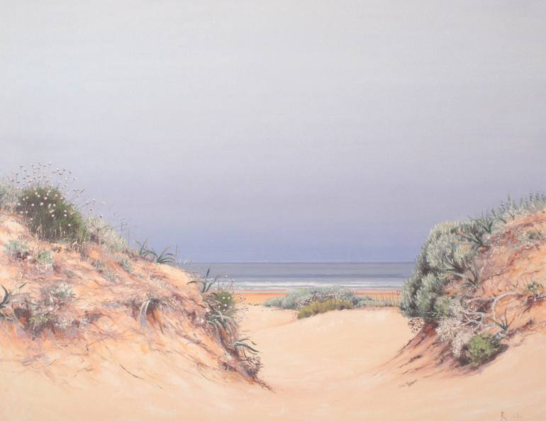 770x594 Saatchi Art Sand Dune Painting By Virgilio Raposo - Dune Painting