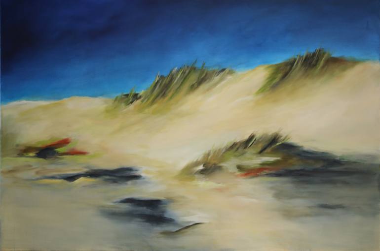 770x510 Saatchi Art Sand Dune Painting By Iris Schiebener - Dune Painting