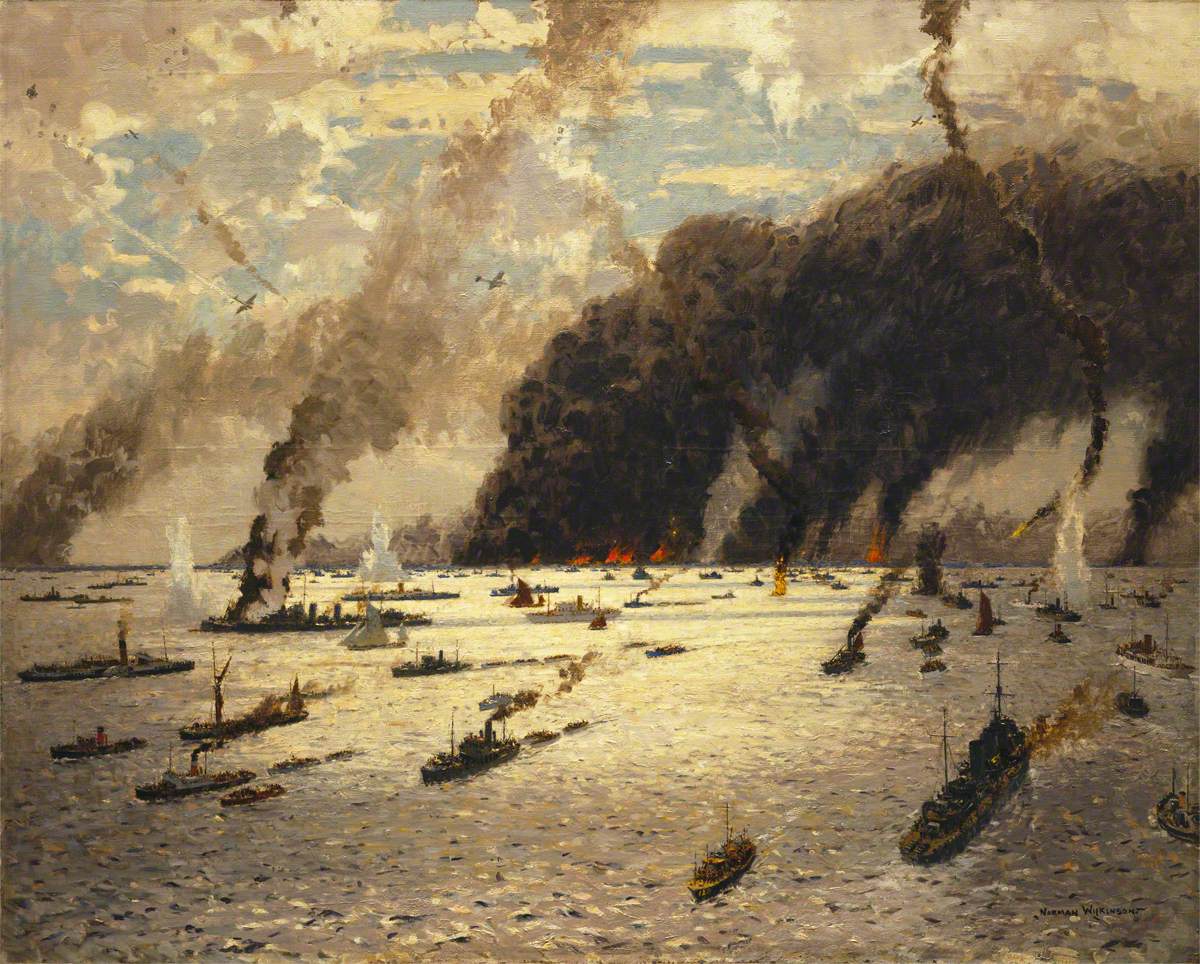 1200x964 The Little Ships - Dunkirk Painting