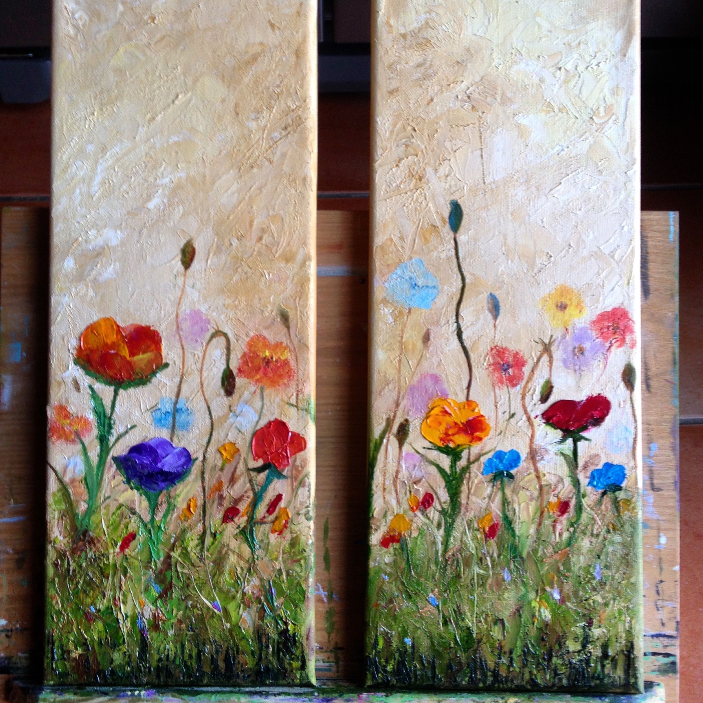 2429x2429 Duo Garden Oil Painting On Canvas My Paintings - Duo Painting