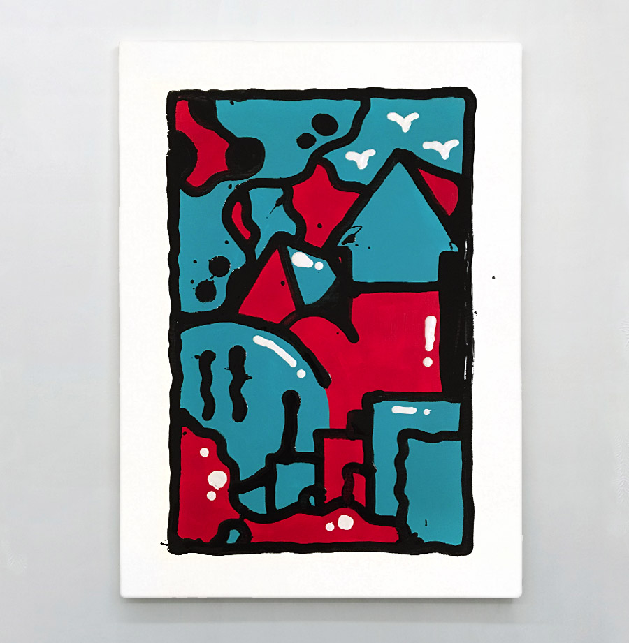 900x921 Parallel Duo Darren John London Based Artist - Duo Painting