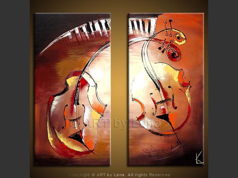 800x600 Romantic Duo Art By Lena - Duo Painting