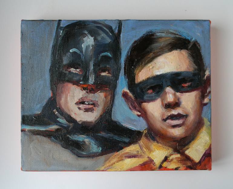 770x623 Saatchi Art Dynamic Duo Painting By Mary Hayes - Duo Painting