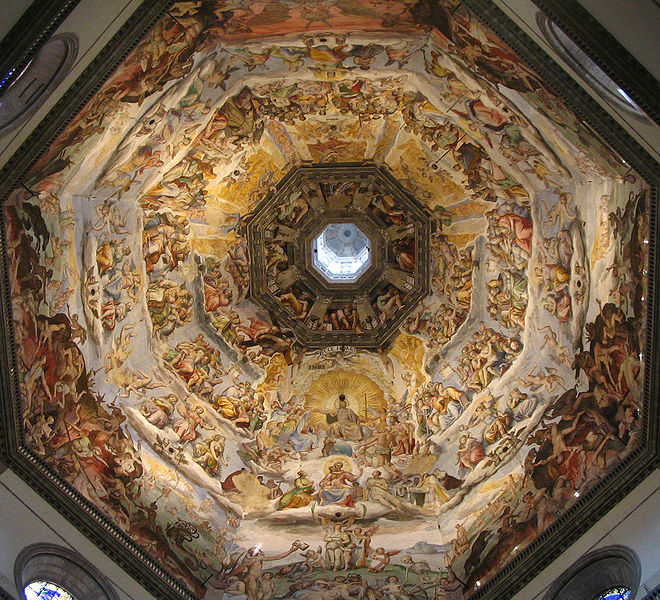660x600 Touching A Fresco - Duomo Florence Painting