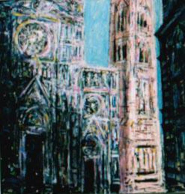 610x640 Garry Pisarek Artwork 208 Duomo I Original Painting Acrylic - Duomo Painting