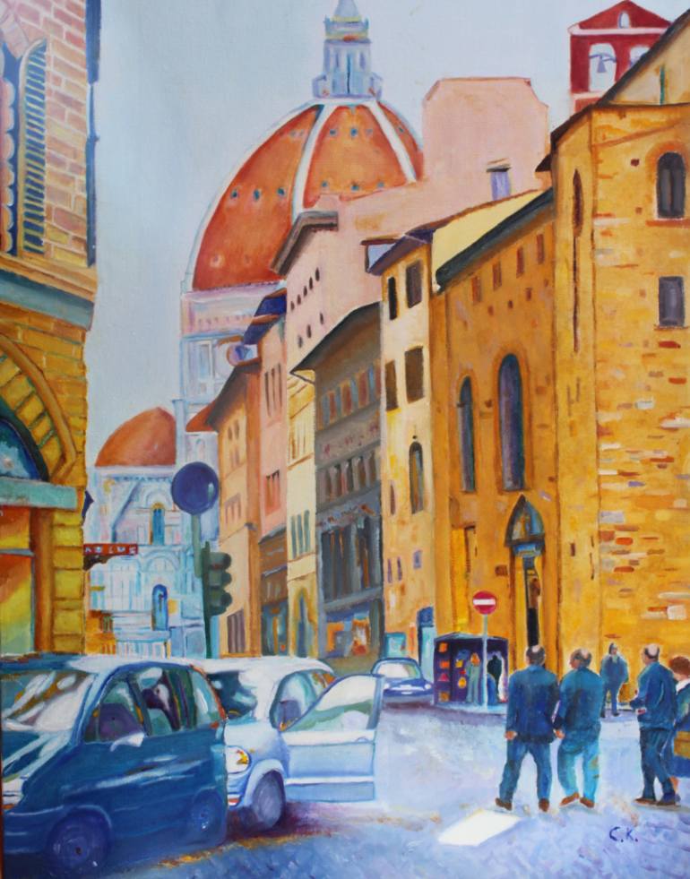 770x981 Saatchi Art Florence - Duomo Painting