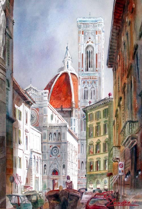 500x735 The Duomo - Duomo Painting