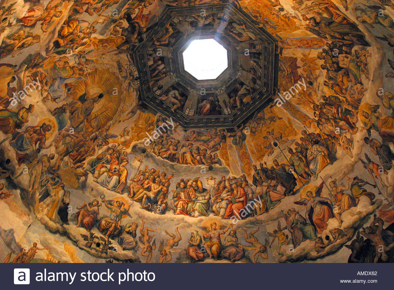 1300x956 Painting On Ceiling Of Duomo In Piazza Del Duomo - Duomo Painting