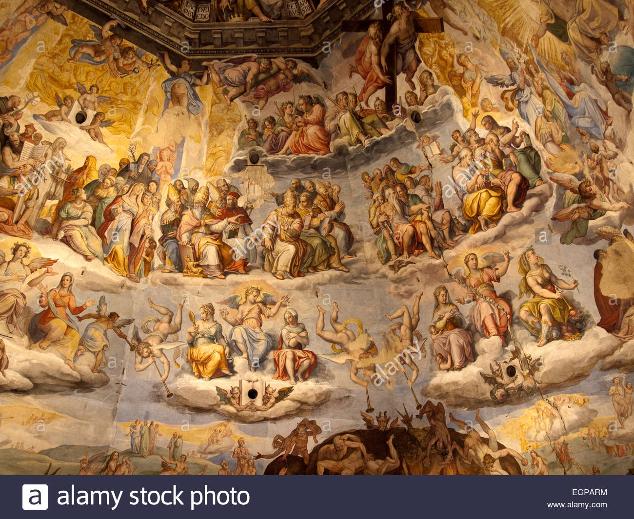 1300x1065 Duomo Painting On Ceiling Florence Stock Photos Amp Duomo Painting - Duomo Painting