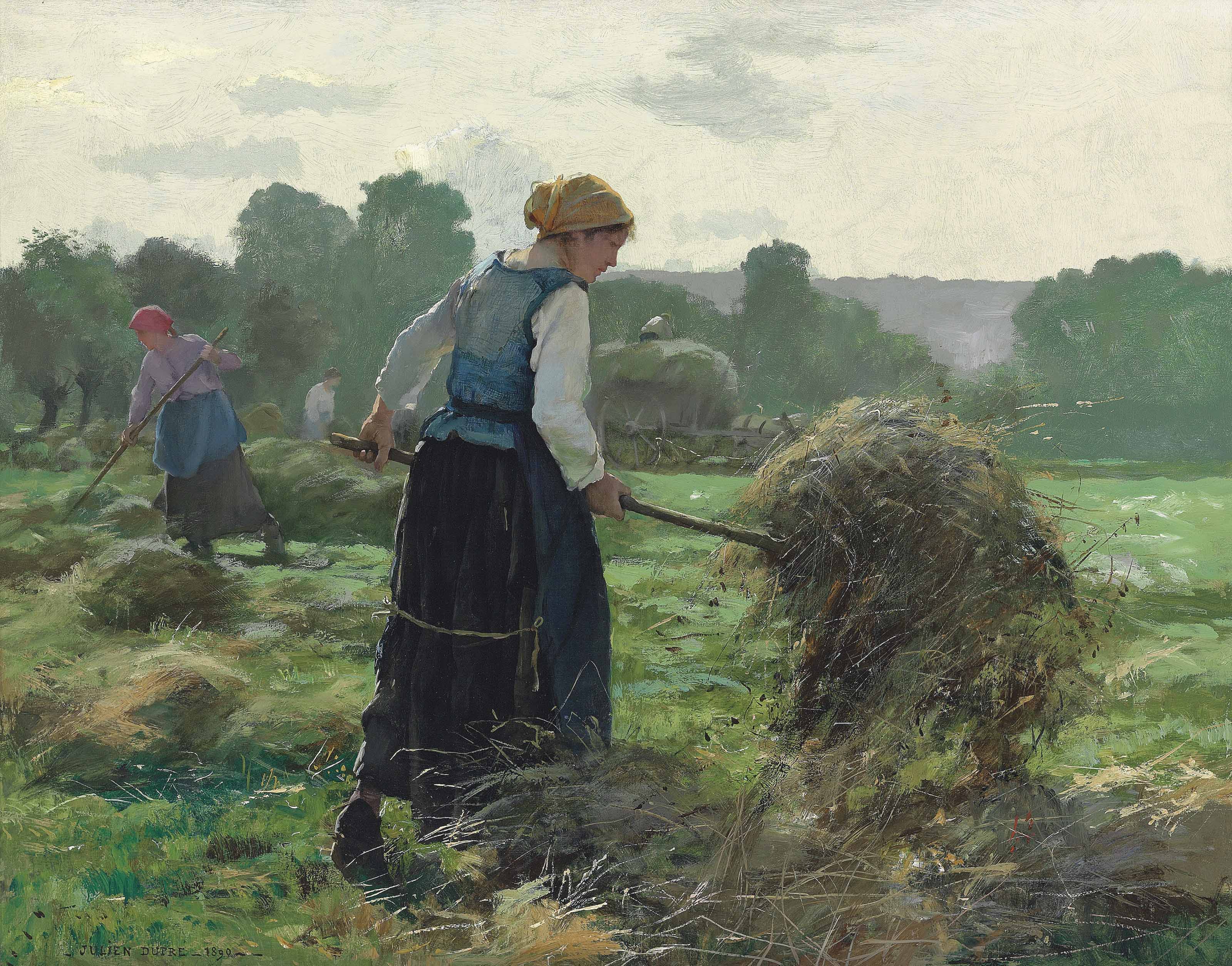 3200x2509 Julien (French, 1851 1910) Haying Time 19th Century - Dupre Painting