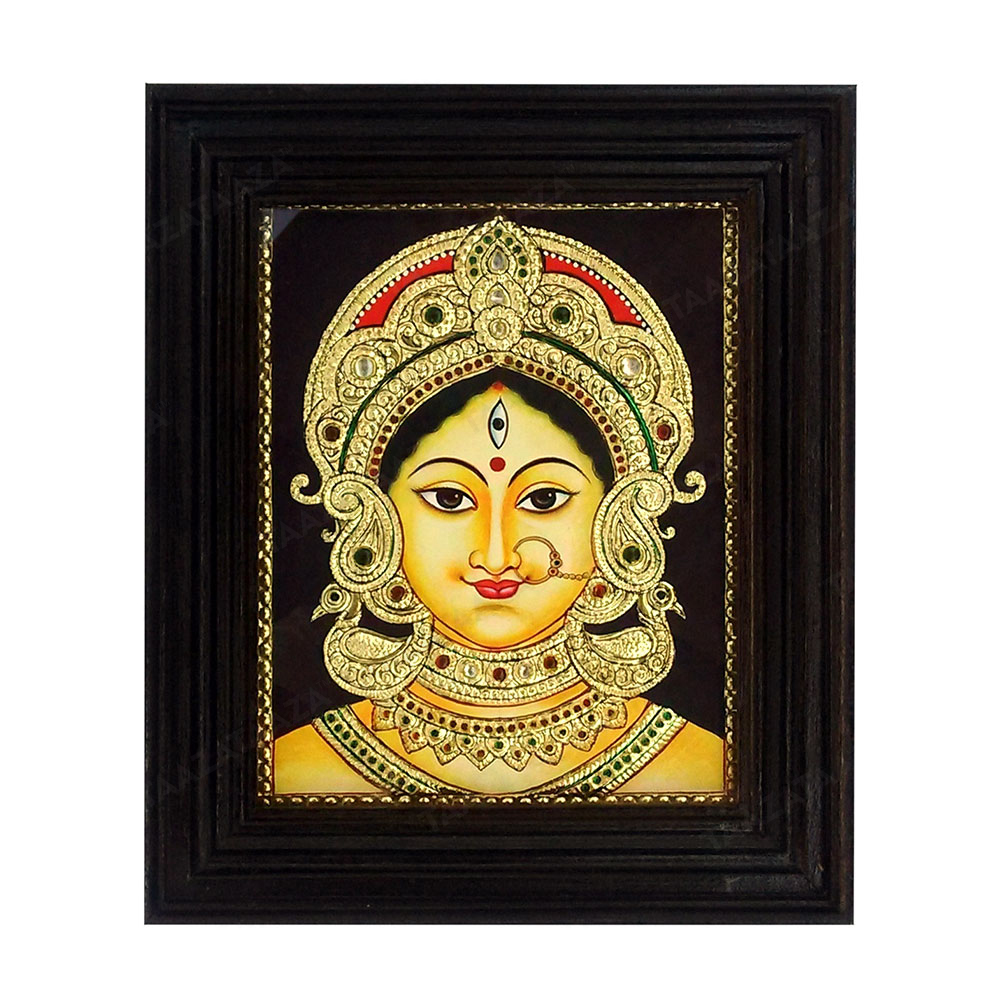 1000x1000 Tanjore Paintings For Sale Devi Durga Bengal Style Tanjore Painting - Durga Painting