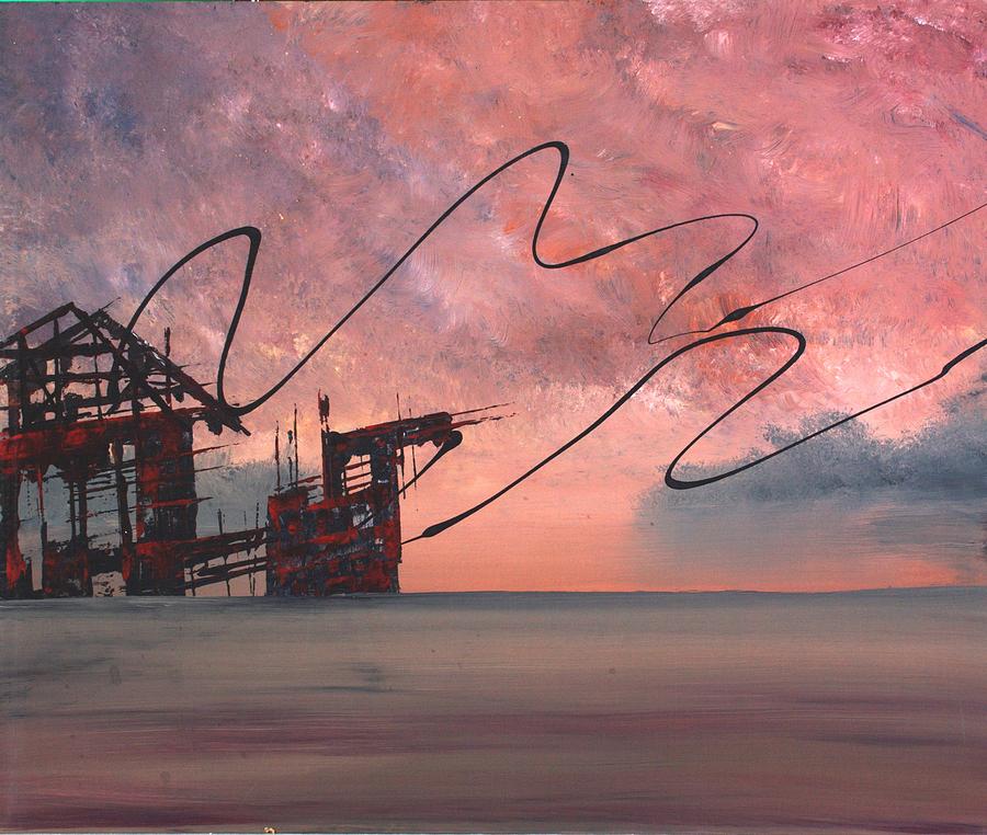 900x762 Dust Bowl Painting By George Fagnan - Dust Bowl Painting