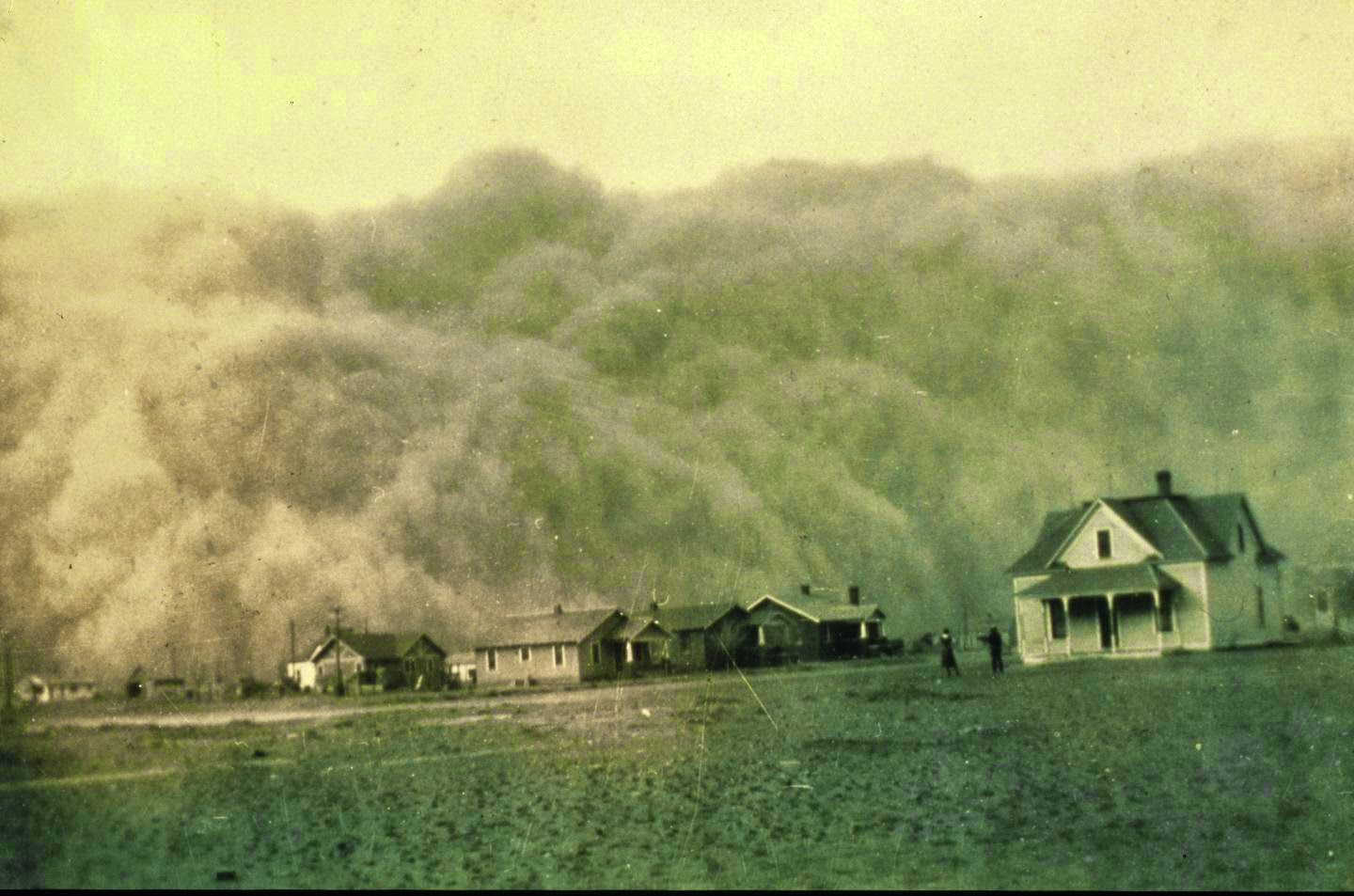 1440x953 Ideas, Inventions And Innovations Warm Oceans Caused Hottest - Dust Bowl Painting