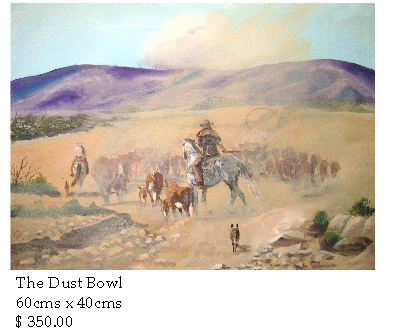 394x333 Jennie Scott - Dust Bowl Painting