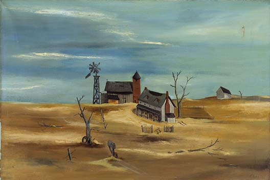 528x352 Theme Dust Bowlagriculturemigrant Workers - Dust Bowl Painting
