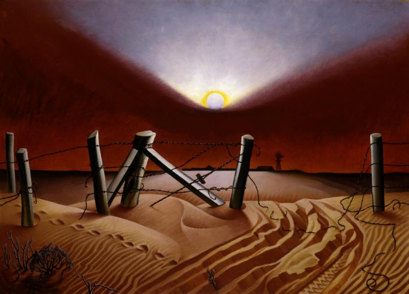 800x576 Dust Bowl Smithsonian American Art Museum - Dust Bowl Painting
