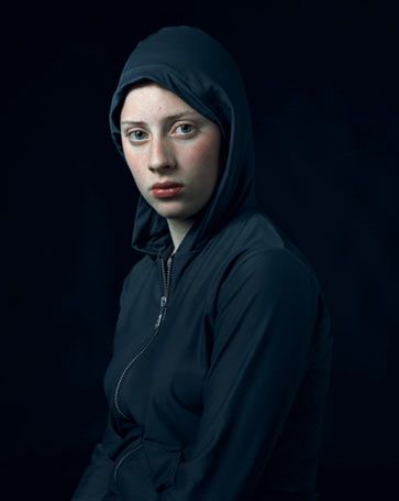 363x455 Hendrik Kerstens Anyonegirl - Dutch Girl Painting