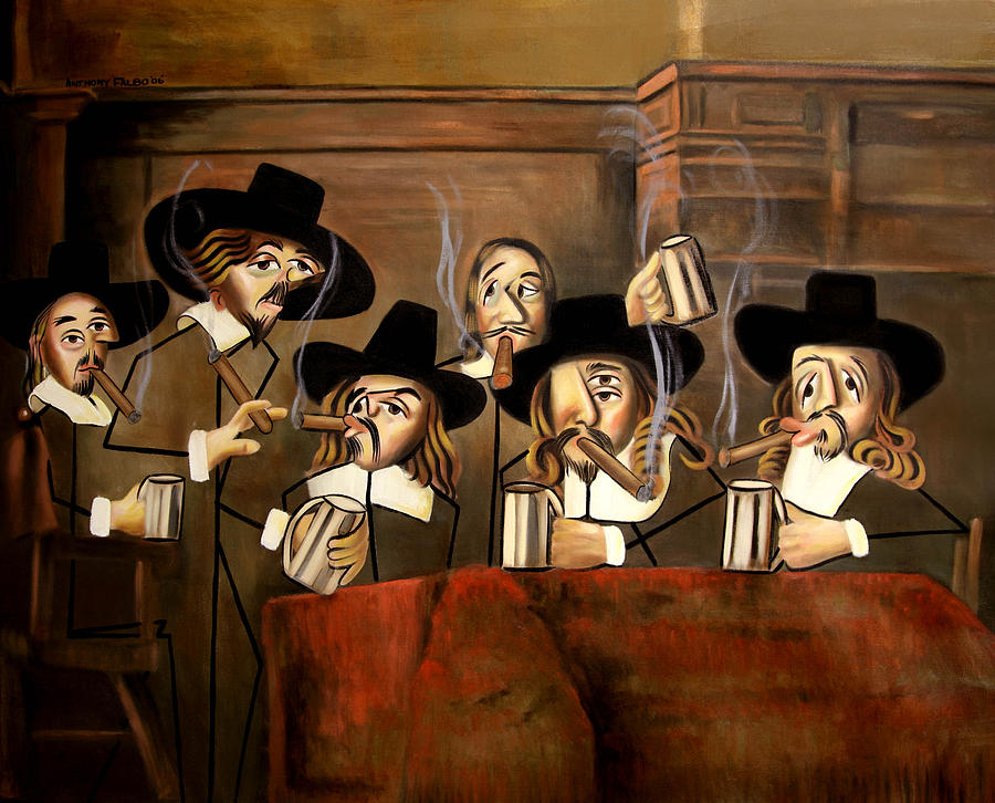 900x726 The Dutch Masters Painting By Anthony Falbo - Dutch Masters Painting