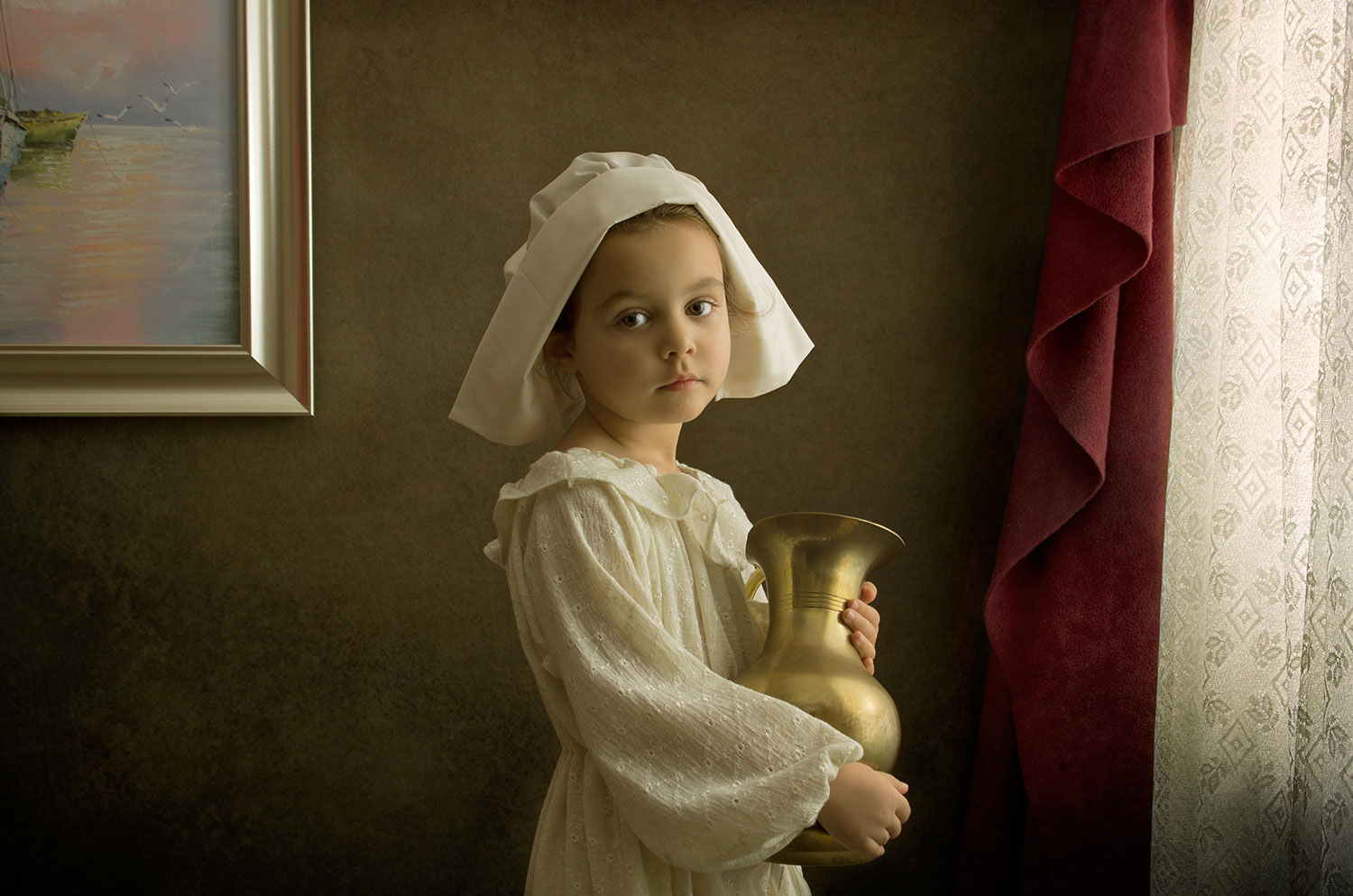 1500x994 Bill Gekas' Portraits Of His Daughter In The Style Of Dutch - Dutch Masters Painting
