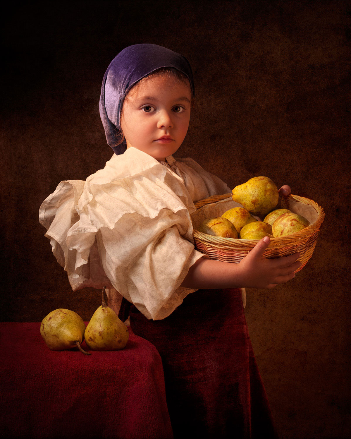 1200x1500 Bill Gekas Portraits Of His Daughter As Master Paintings Yellowtrace - Dutch Masters Painting