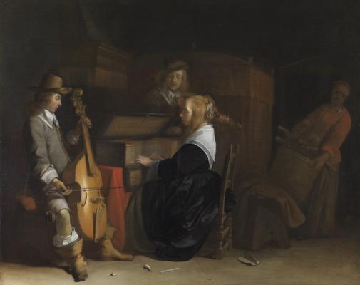 505x400 Vermeer Suite Music In 17th Century Dutch Painting Dallas - Dutch Painting