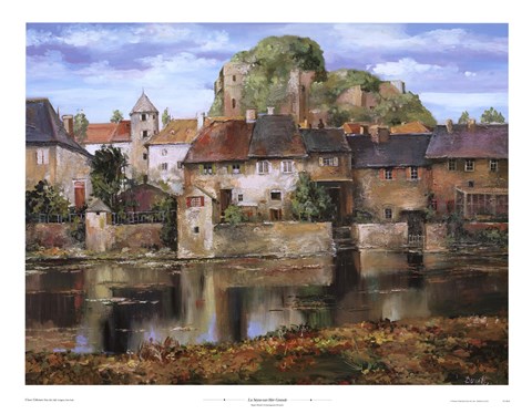 480x374 La Seyne Sur Mer Grande Fine Art Print By Roger Duvall - Duvall Painting