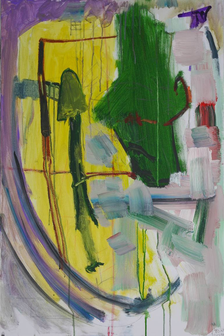 770x1156 Saatchi Art Movement Through A Sniff Painting By Tony Duvall - Duvall Painting