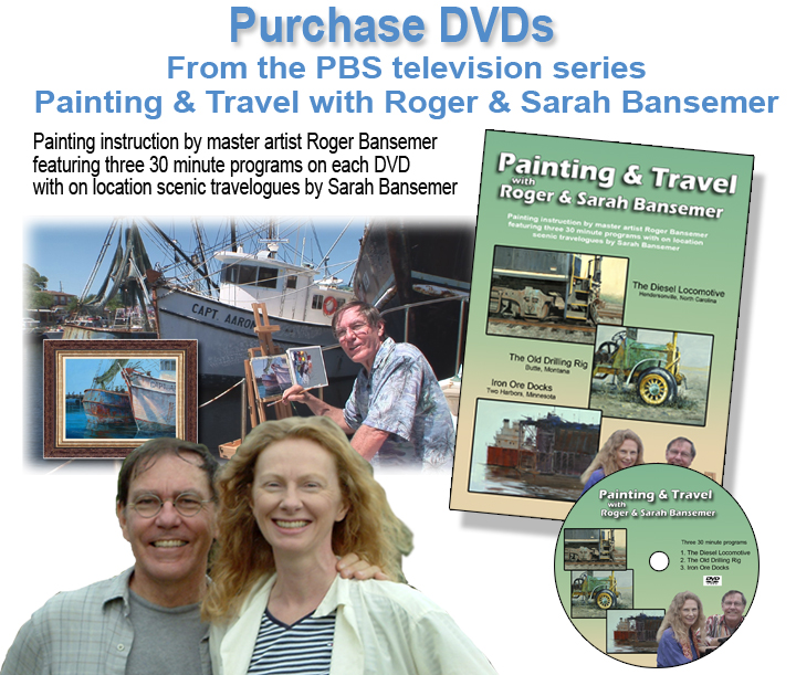 720x611 Painting Demonstration Dvd's By Roger Bansemer - Dvd Painting