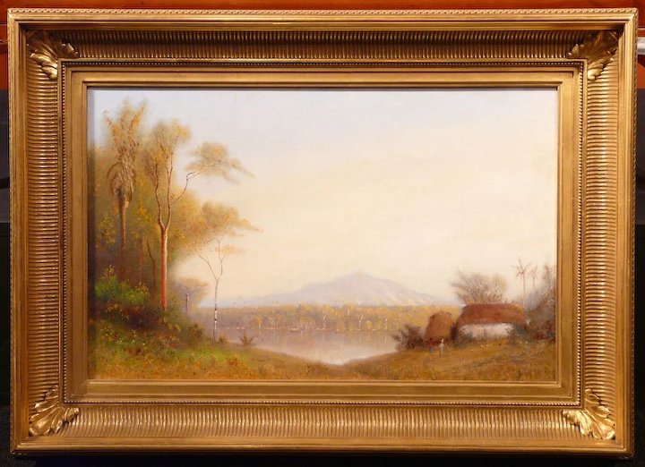 720x522 Dwight Williams Oil Painting Mexico View Of Hidalgo New - Dwight Painting