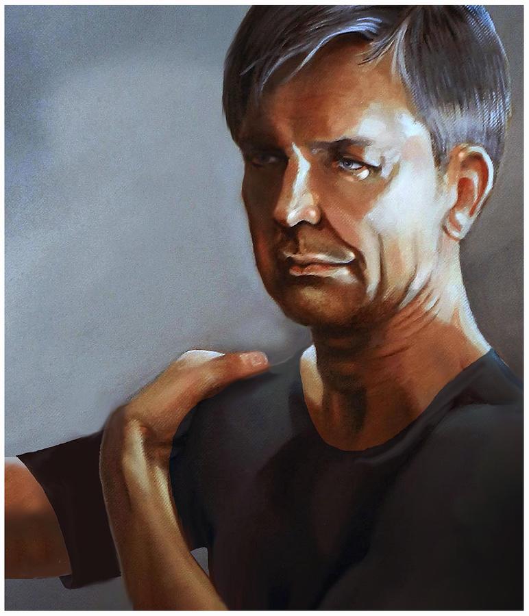 772x900 Dwight Painting By Craig Carl - Dwight Painting