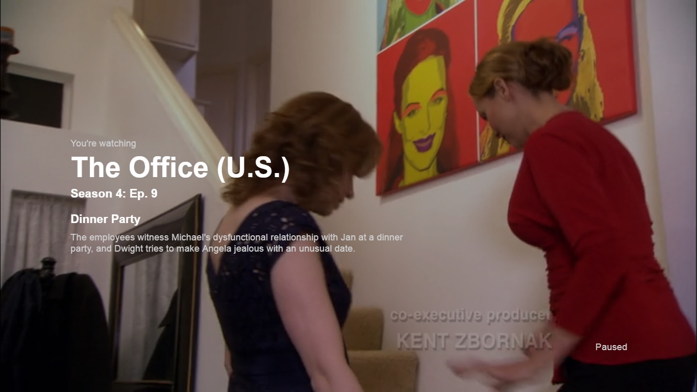 1366x768 I'Ve Never Noticed This Painting In Michael And Jan's Condo Till - Dwight Painting The Office