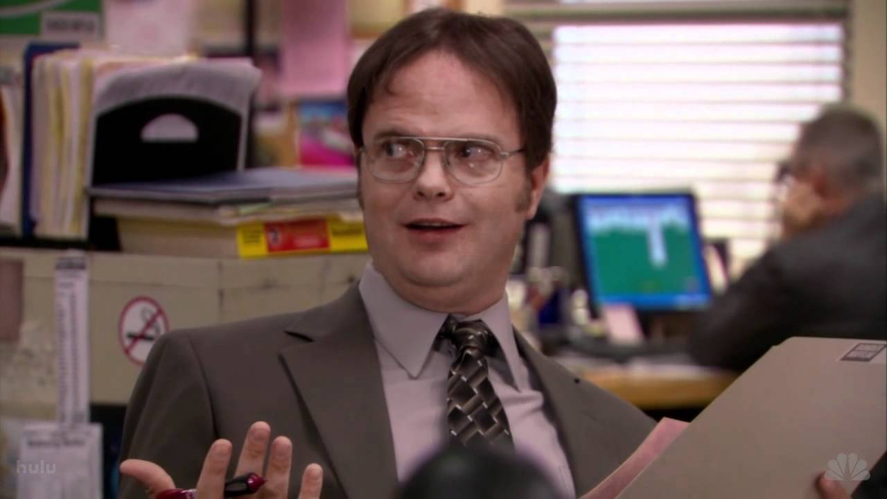 1280x720 The Office - Dwight Painting The Office