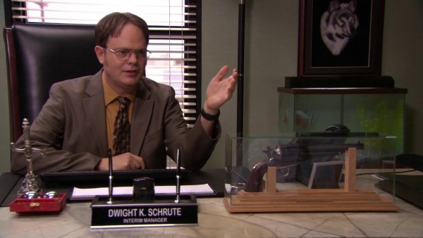 600x338 Office, The (Us) - Dwight Schrute Manager Painting
