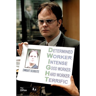 400x400 The Office Poster Amazing Shot Of Dwight Rare Hot New - Dwight Schrute Manager Painting