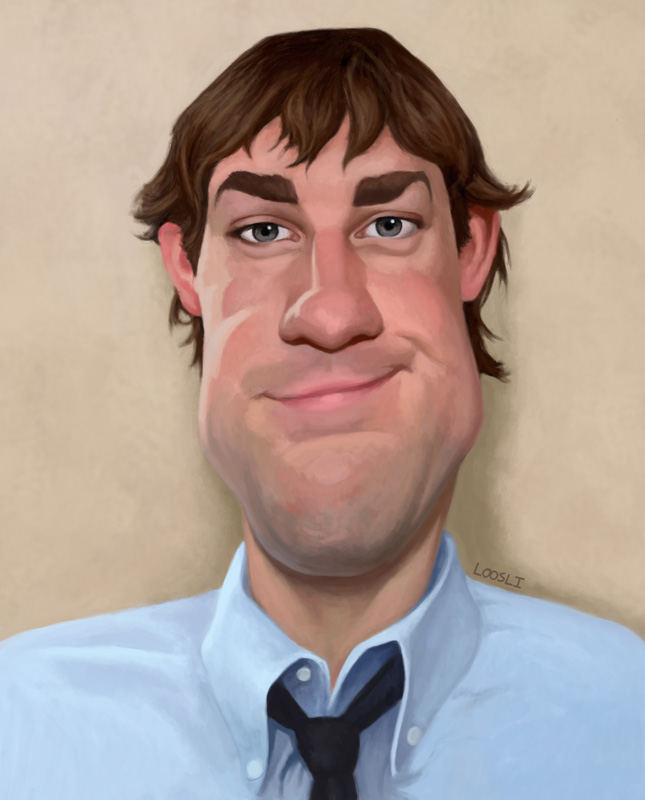 645x800 Jim Painting By Infernovball - Dwight Schrute Painting