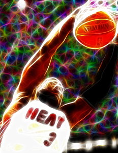 232x300 Dwyane Wade Paintings Fine Art America - Dwyane Wade Painting