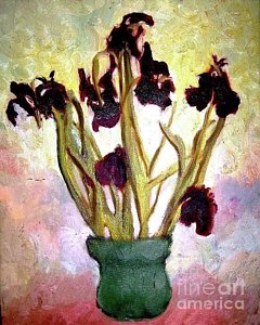 240x300 Dying Flower Paintings - Dying Flower Painting