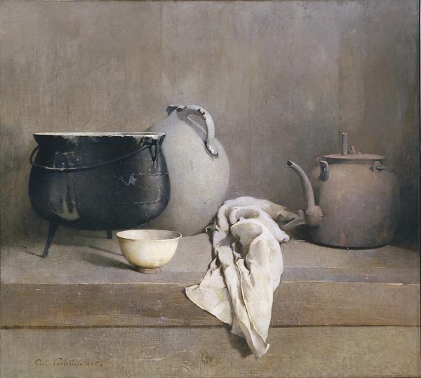 600x540 Study In Grey, 1906 - E Carlsen Painting