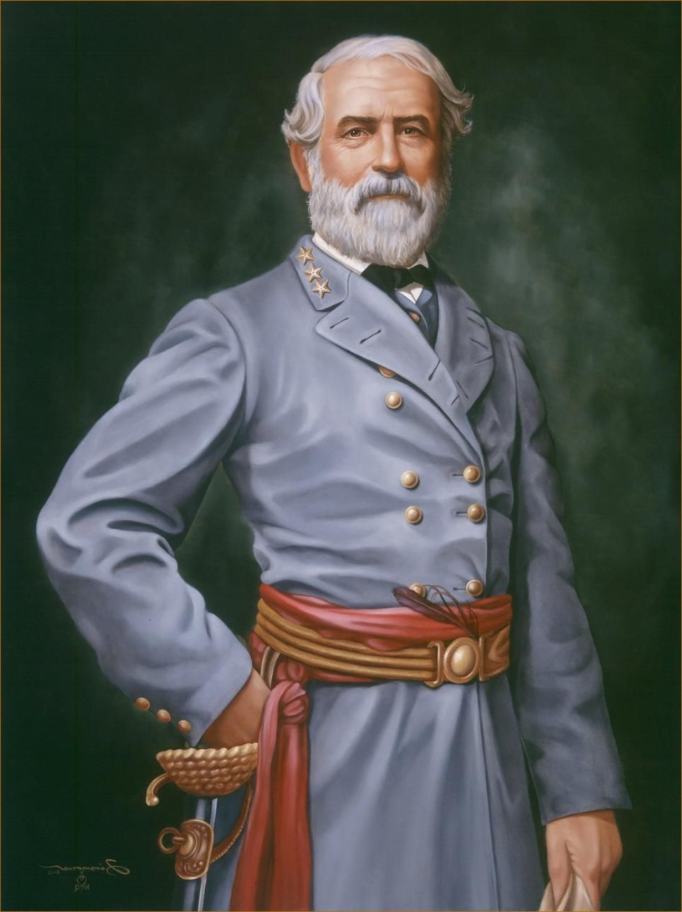 956x1277 Robert E Lee Painting - E Lee Oil Painting