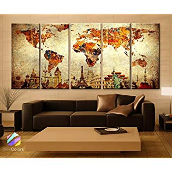 350x350 Xlarge 30x 70 5 Panels 30x14 Ea Art Canvas Print - Ea Painting