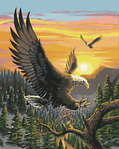 Eagle Flying Painting