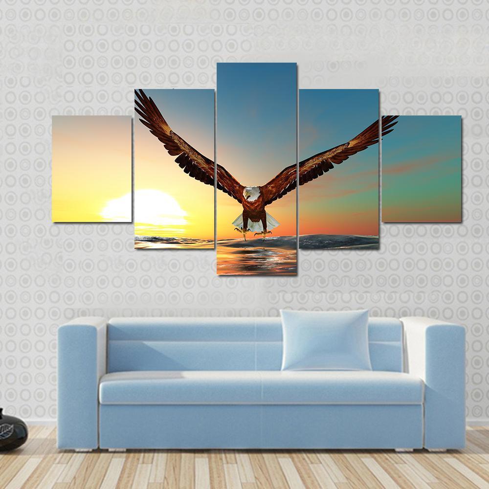 Eagle Flying Painting at PaintingValley.com | Explore collection of ...