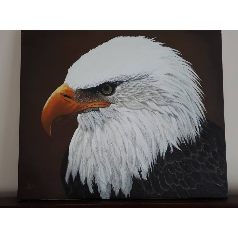 1000x1000 Eagle Oil Painting - Eagle Oil Painting