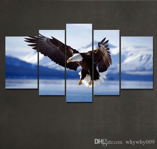 637x603 2018 Eagle Oil Painting Wall Art Picture Modern Home Decoration - Eagle Oil Painting