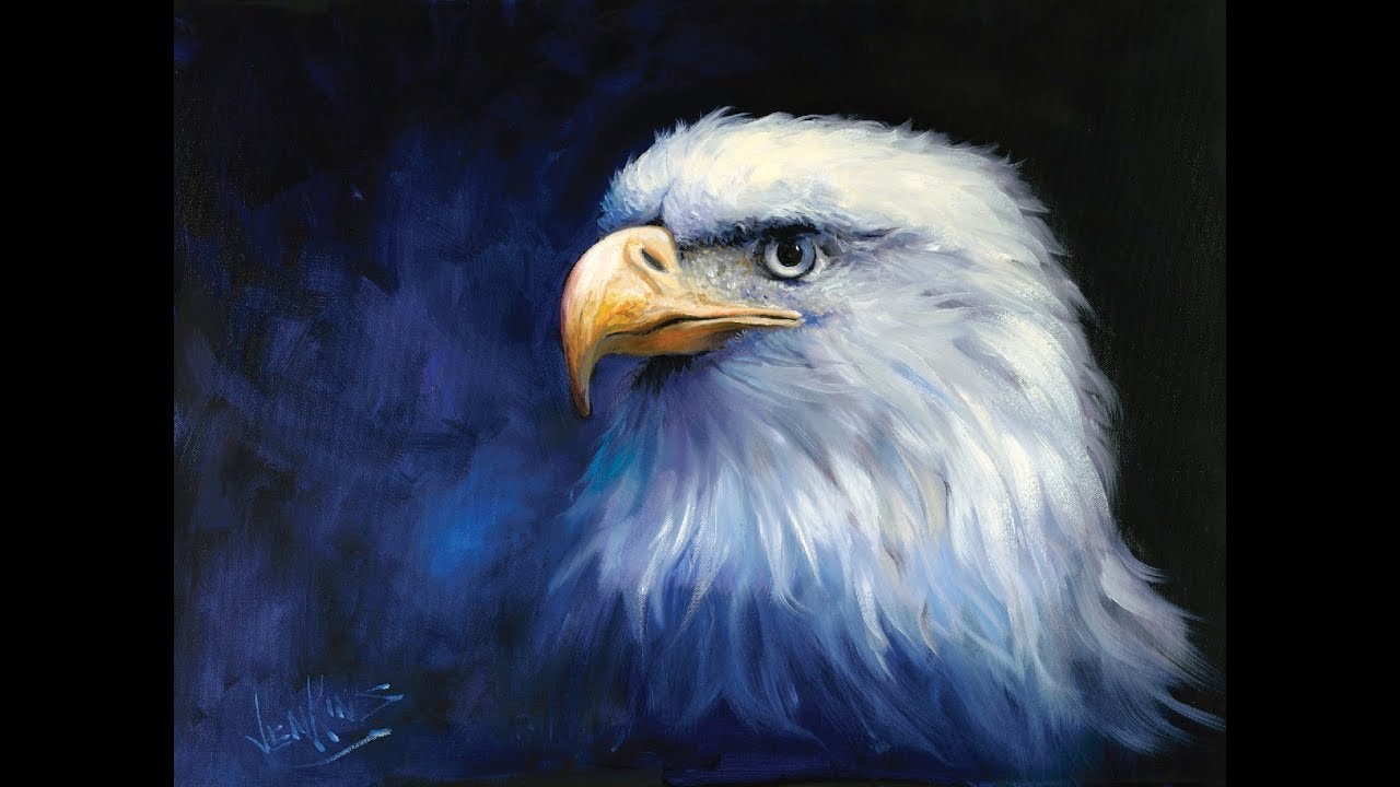 1280x720 The Beauty Of Oil Painting, Series 3, Episode 7 Majestic Eagle - Eagle Oil Painting