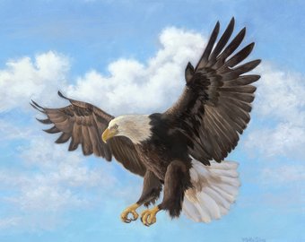 340x270 Eagle Painting Etsy - Eagle Painting