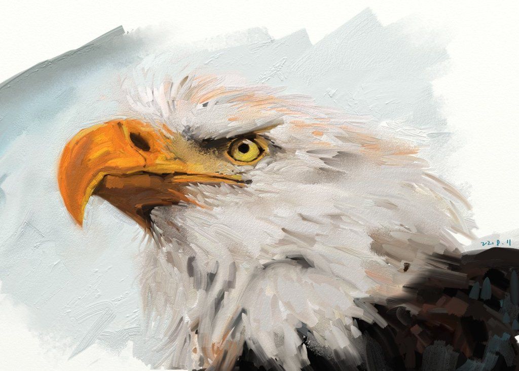 1024x733 Eagle Painting Mouse Paintings - Eagle Painting